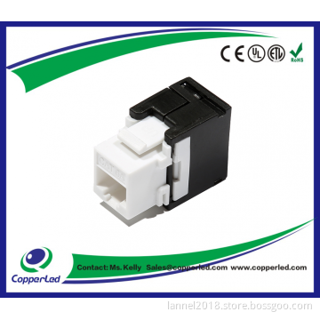 UTP Cat.6A Keystone Jack 180 degree
